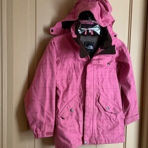The North Face Kids Pink Raincoat